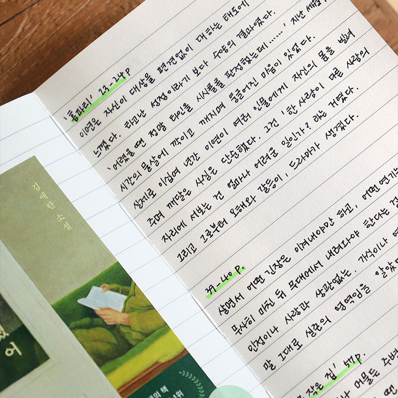 Opens Flat - Indigo Mind Snap Handy Lined Notebook