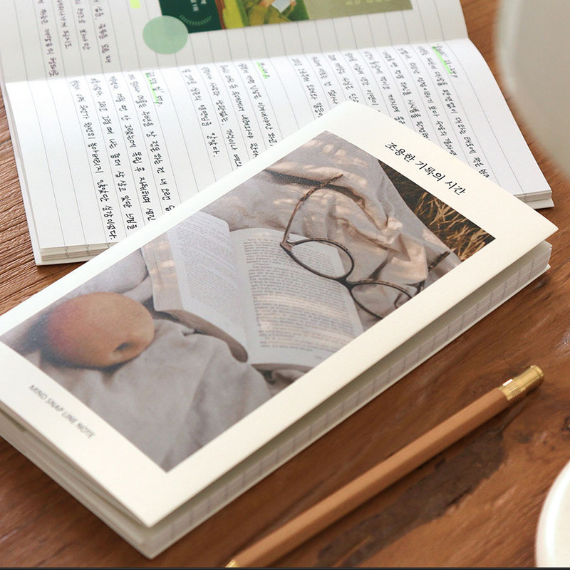 Reading - Indigo Mind Snap Handy Lined Notebook