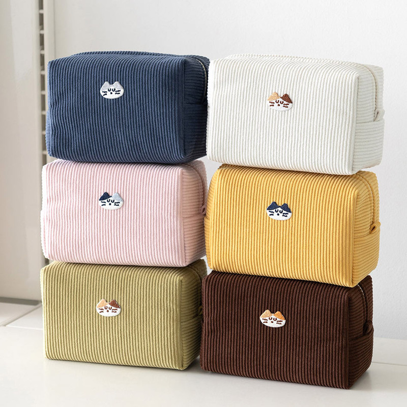 Romane Brunch Brother Mogry Corduroy Zipper Pouch