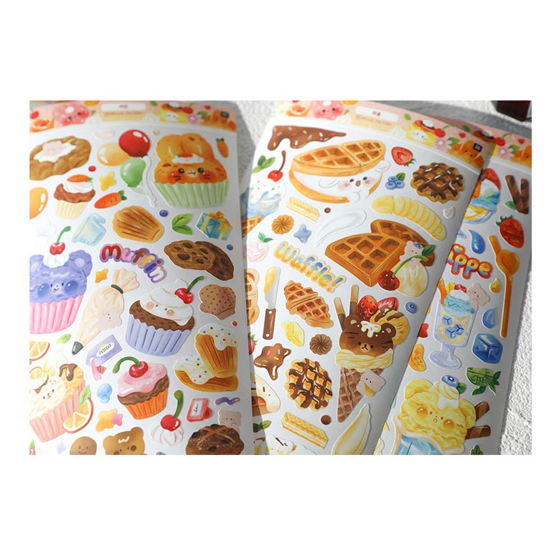 Removable Sticker - Mellee Factory Dessert Cafe Maxi Removable Sticker Pack