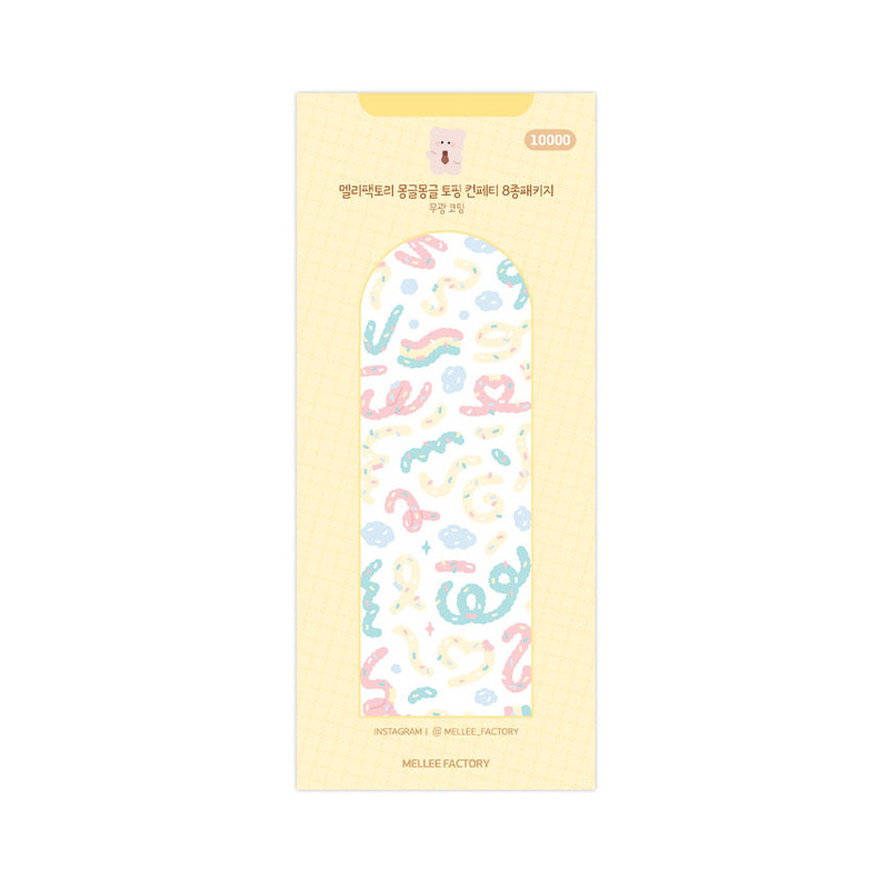 Package - Mellee Factory Topping Confetti Removable Sticker Pack