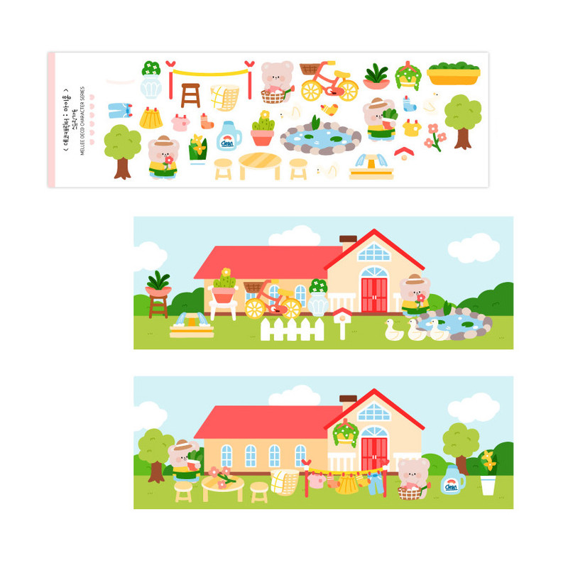 Spring Garden - Mellee Factory Deco My Home Removable Sticker Pack