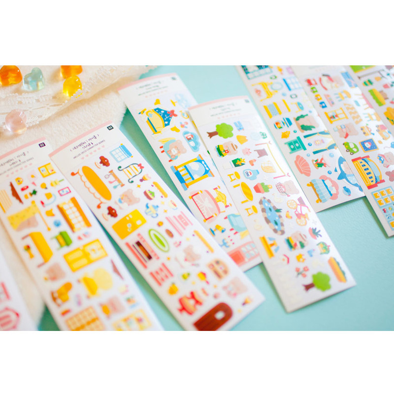 Cute design - Mellee Factory Deco My Home Removable Sticker Pack
