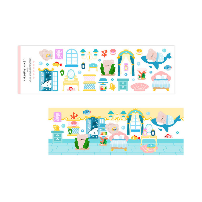 Ocean Room - Mellee Factory Deco My Home Removable Sticker Pack
