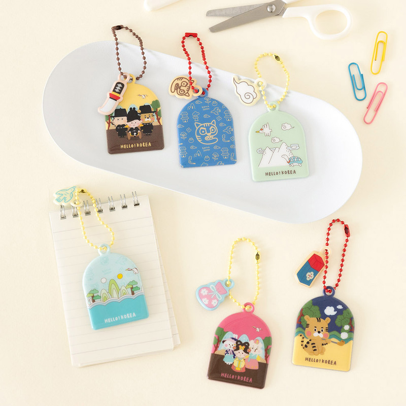 Romane Hello Korea Keyring With Matching Charm