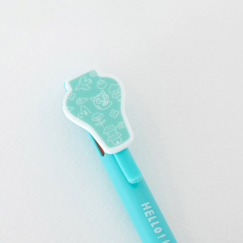 Cute Design - Romane Hello Korea 3 Color Multi Gel Pen