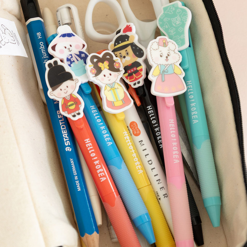 Colorful Body - Romane Hello Korea 3 Color Multi Gel Pen
