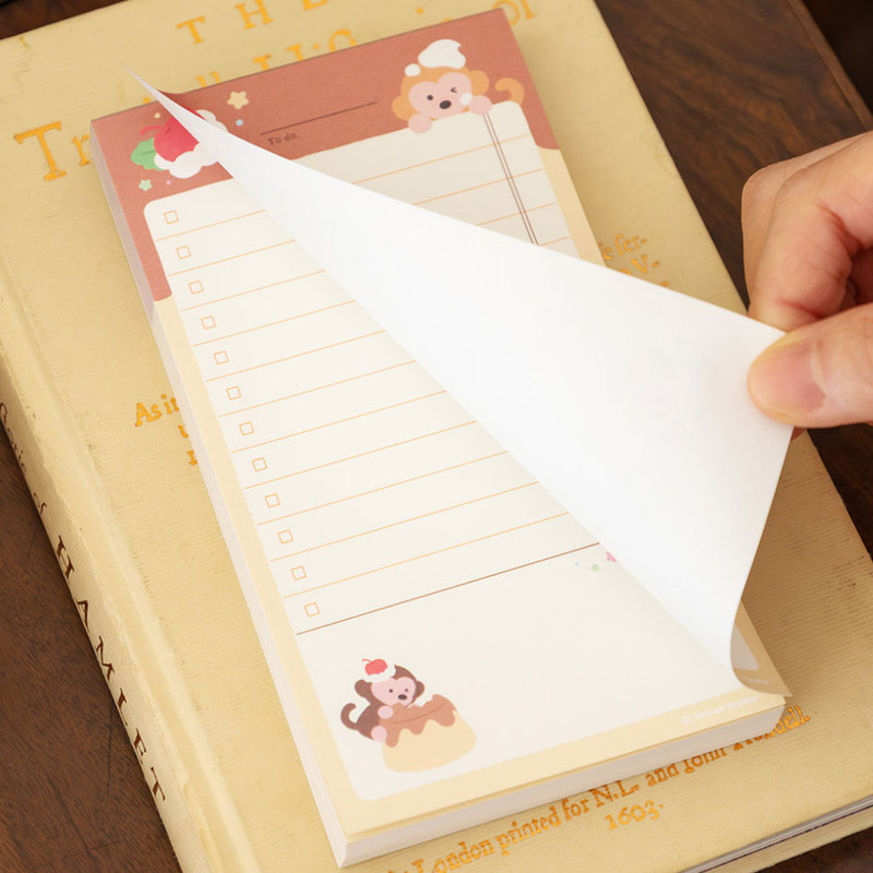 100 sheets - Romane Brunch Brother Double Check Checklist Pad