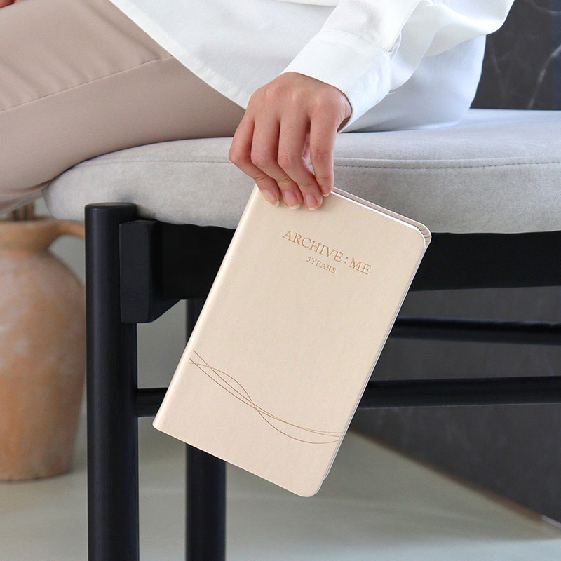 Portable Size - Indigo Archive Me 3-Years Undated Daily Journal