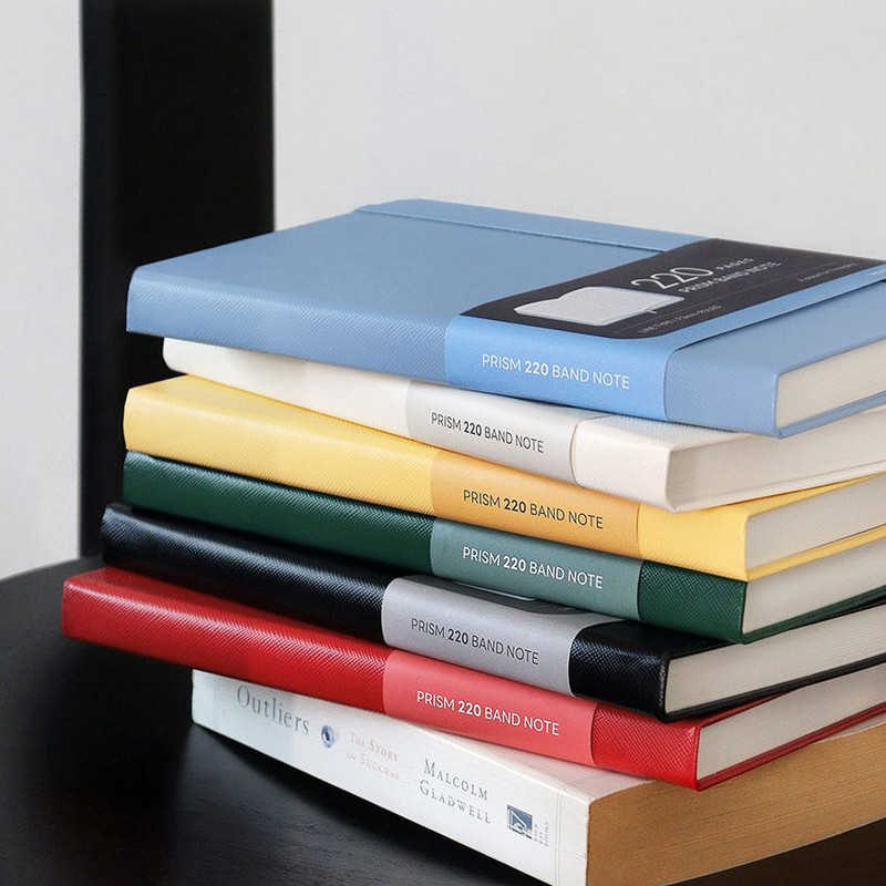 Hardcover - Prism 220 Hardcover A5 Lined Notebook With Elastic Band