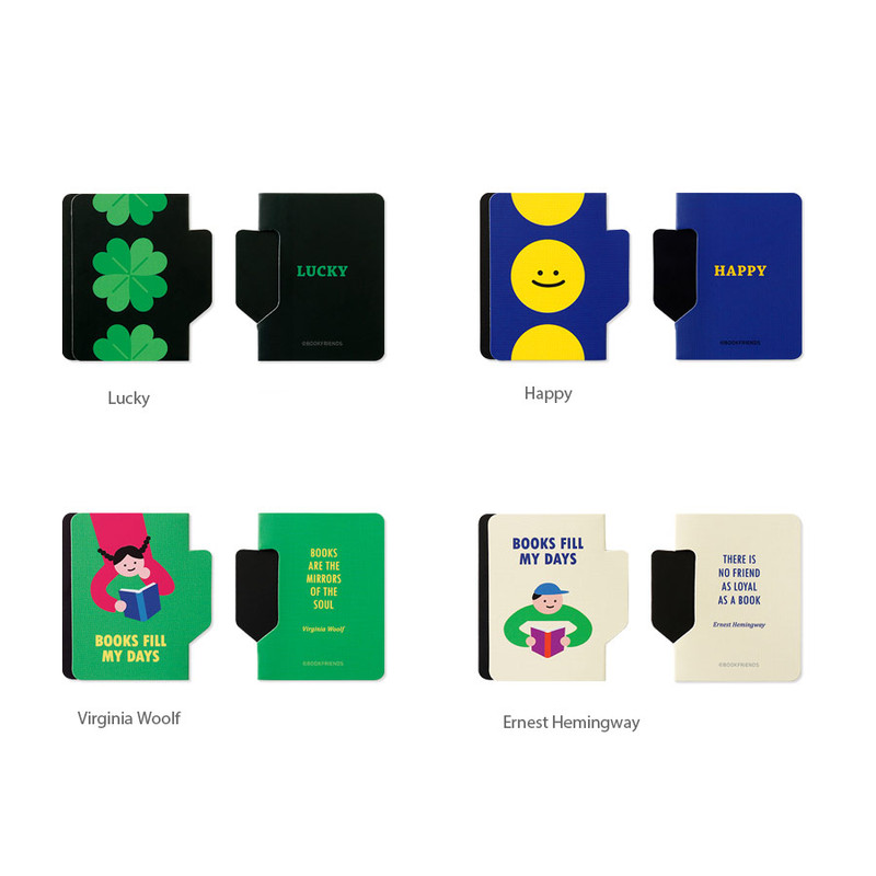 4 Option - Bookfriends Vivid Index Magnetic Bookmark