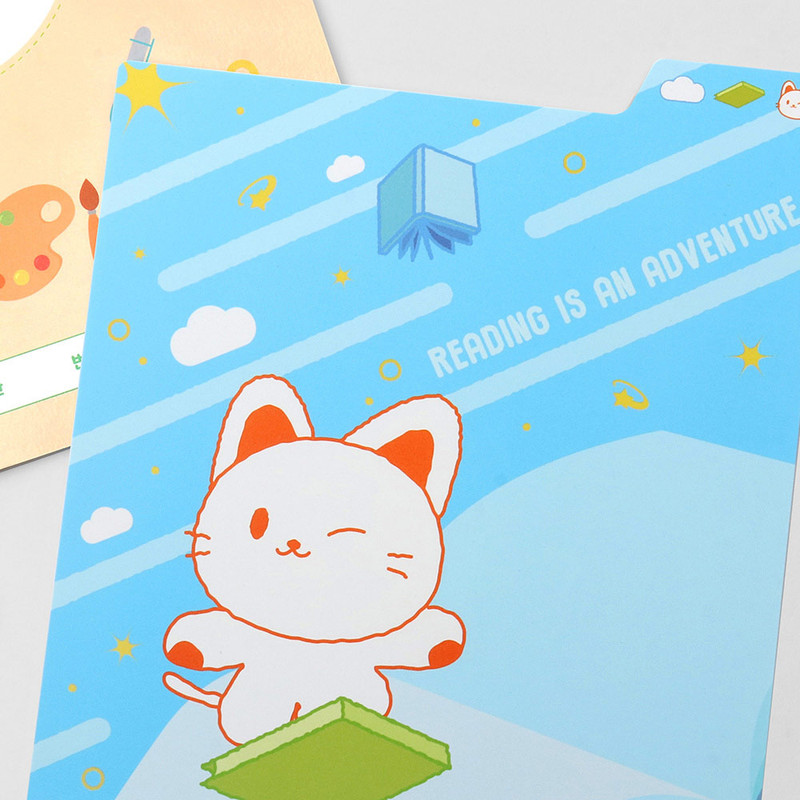 PP Material - Bookfriends 3-in-1 Index Ruler B5 Pencil Board