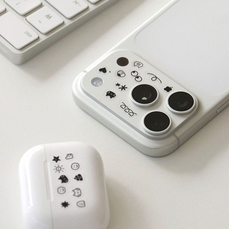 Decortive Stickers - ICONIC Doodle Kiss Cut Diary Sticker Tape Roll