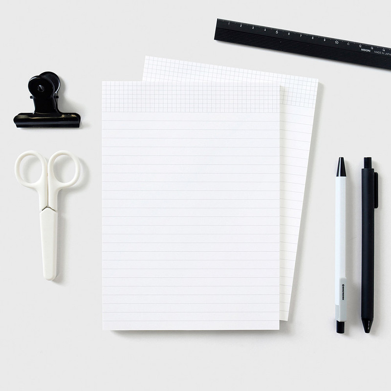 Lined Notepad - Bookfriends Basic A5 Lined Notepad