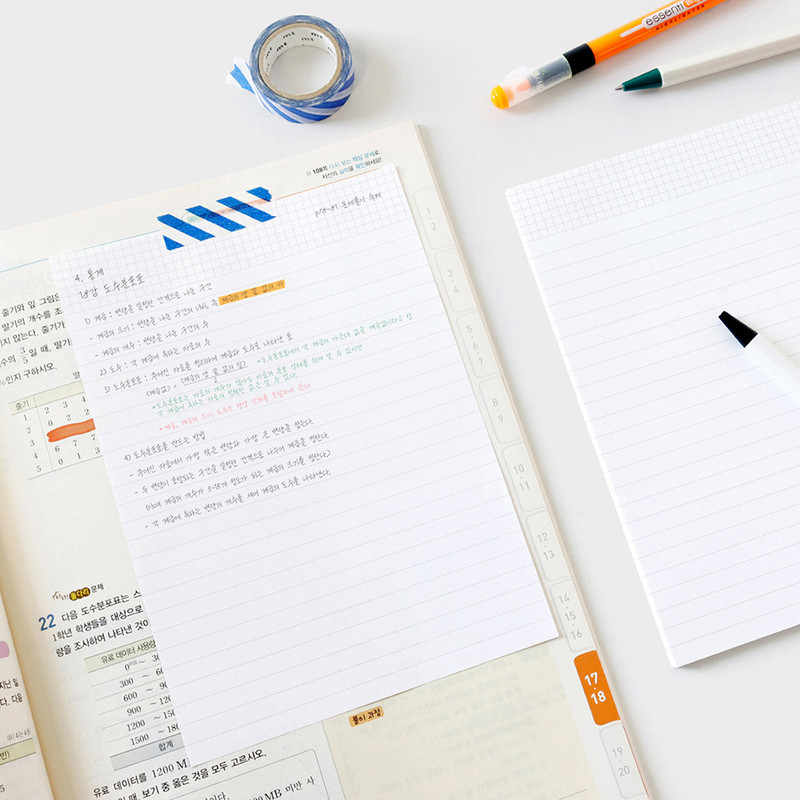 A5 Size - Bookfriends Basic A5 Lined Notepad