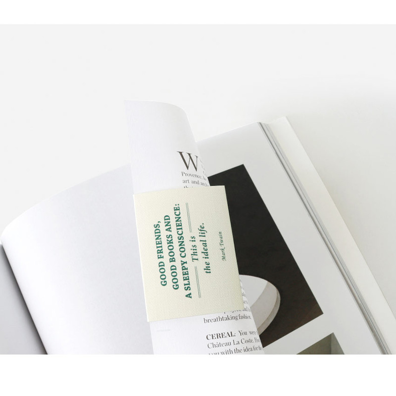 Magnetic Bookmark - Bookfriends Literary Magnetic Bookmark Message Card