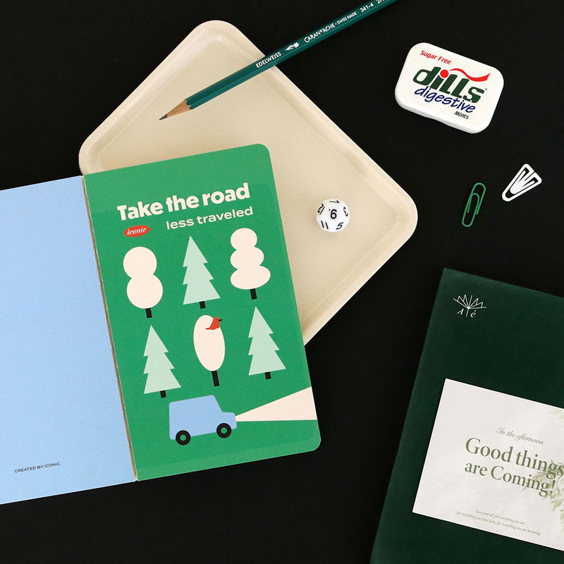 Iconic Slow B6 Grid Notebook