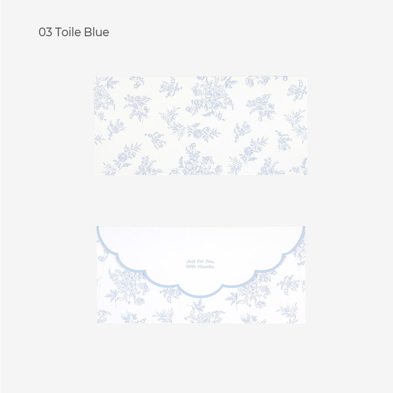 Toile Blue - Dailylike Noble Gift Envelope Set
