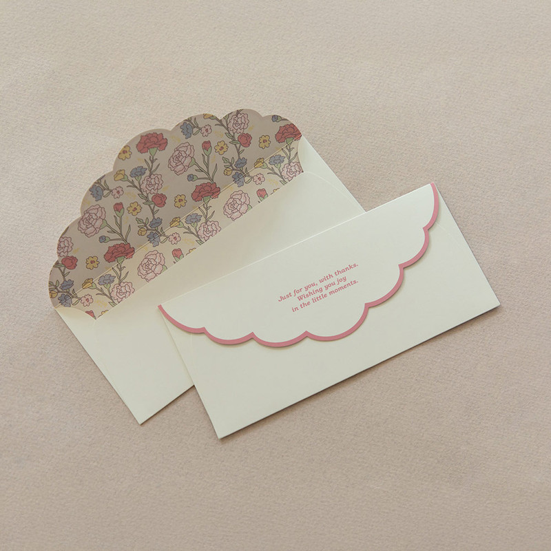 Carnation - Dailylike Noble Gift Envelope Set