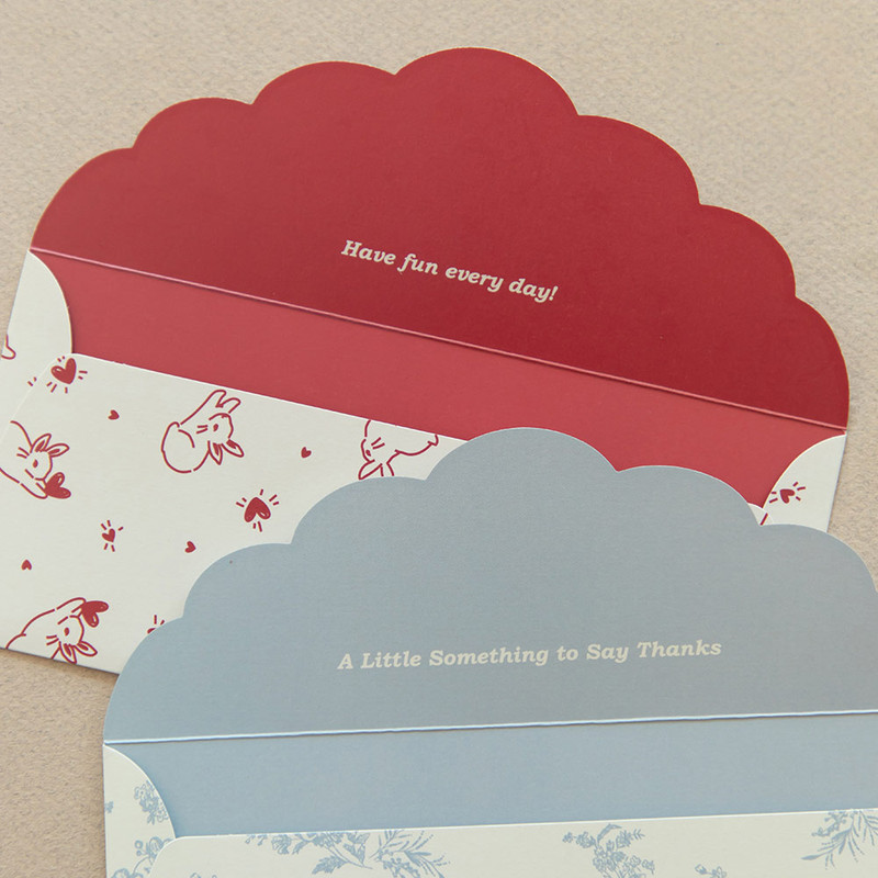 Scalloped flaps- Dailylike Noble Gift Envelope Set