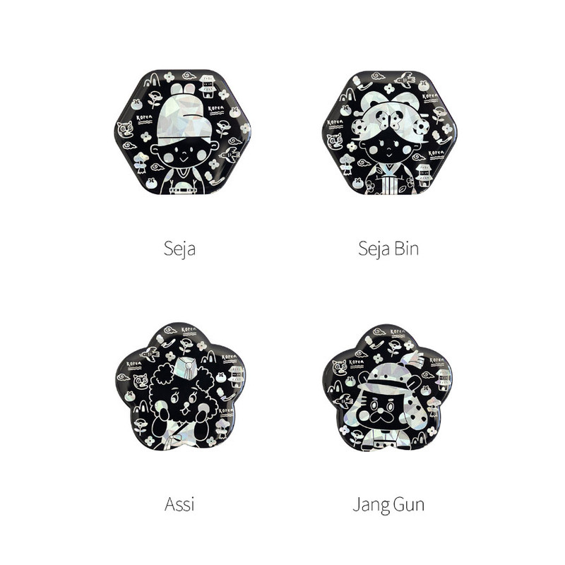 4 Option - Romane Hello Korea Holographic Magnet