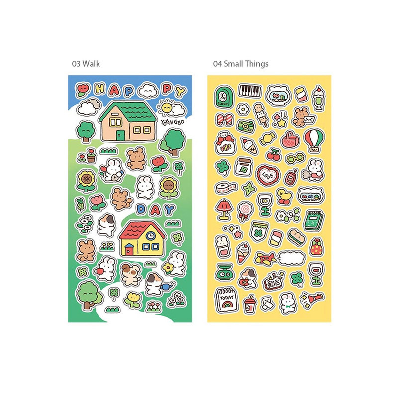 4 Option - Yoon Goo Happy Things Decorative Sticker