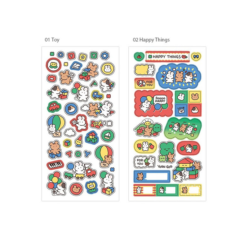 4 Option - Yoon Goo Happy Things Decorative Sticker