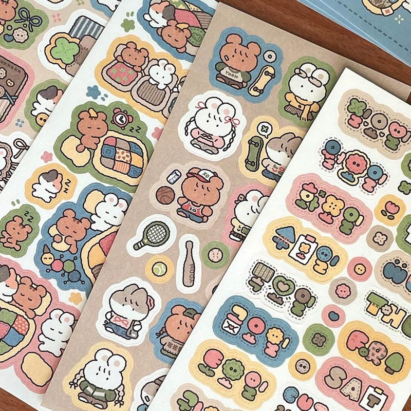 Yoon Goo Patch Work Decorative Sticker