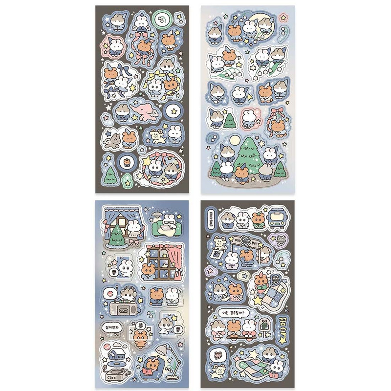 Yoon Goo One Quiet Dawn Holographic Decorative Sticker