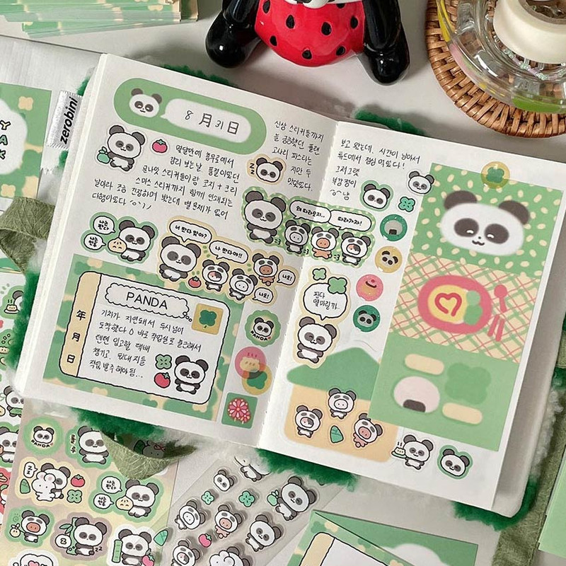 Perfect for Bujo & Poco - Yoon Goo Lucky Panda Decorative Sticker