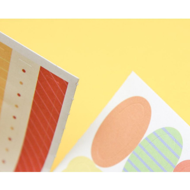 Perforated Sheets - 7321 Design Dotty Scrap Write On Paper Sticker Pack