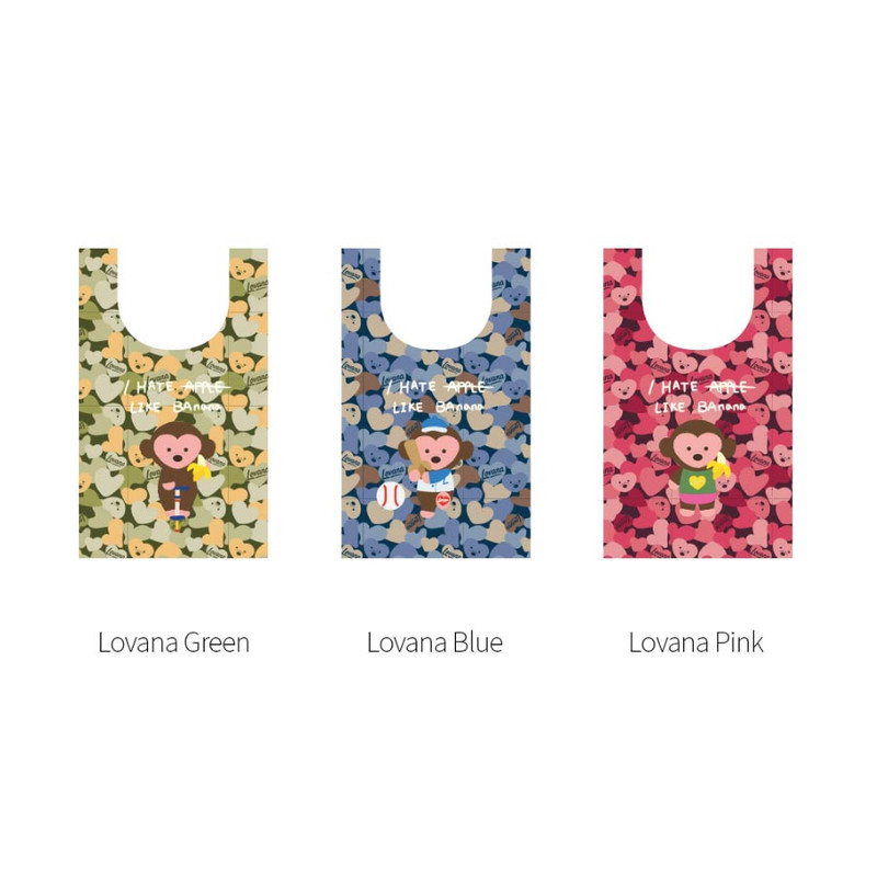 3 Colors - Romane Brunch Brother Lovana Small Reusable Shopping Bag