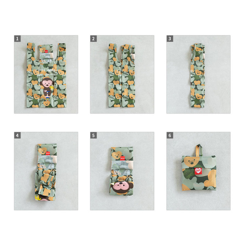 Foldable Bag - Romane Brunch Brother Lovana Small Reusable Shopping Bag