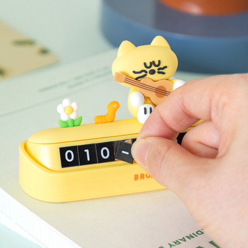 Magnet Number Plate - Romane Brunch Brother Lazy Mogry Car Dashboard Phone Number Display