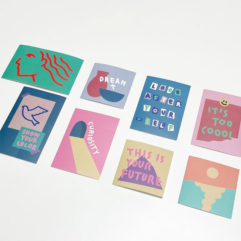 Paper Stickers - sand cake Drawing Paper Sticker Pack