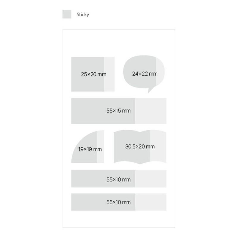 Sticky Notes - Be On D Reading Record Mini Sticky Memo Pad