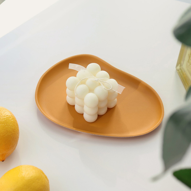 Bedside Tray - Fenice Pebble Vegan Leather Catchall Tray