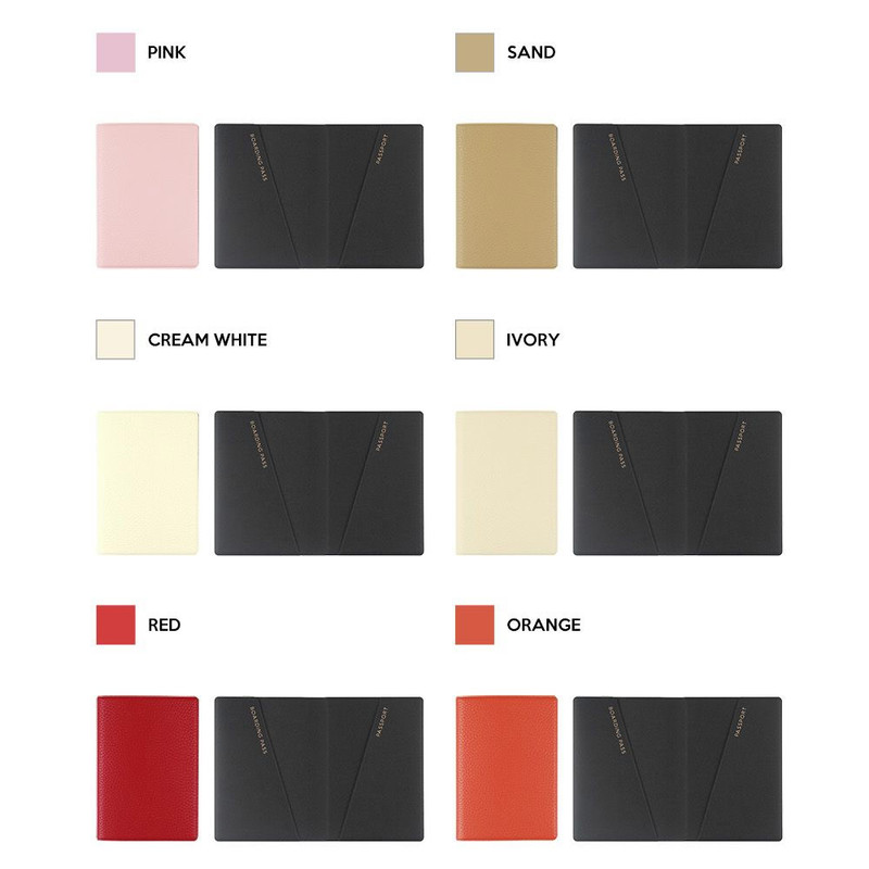 10 Colros - Fenice Classic Vegan Leather RFID Passport Cover