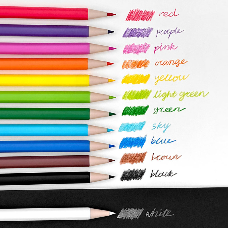12 colors - Il Jeong Slim Mechanical Color Pencil Set