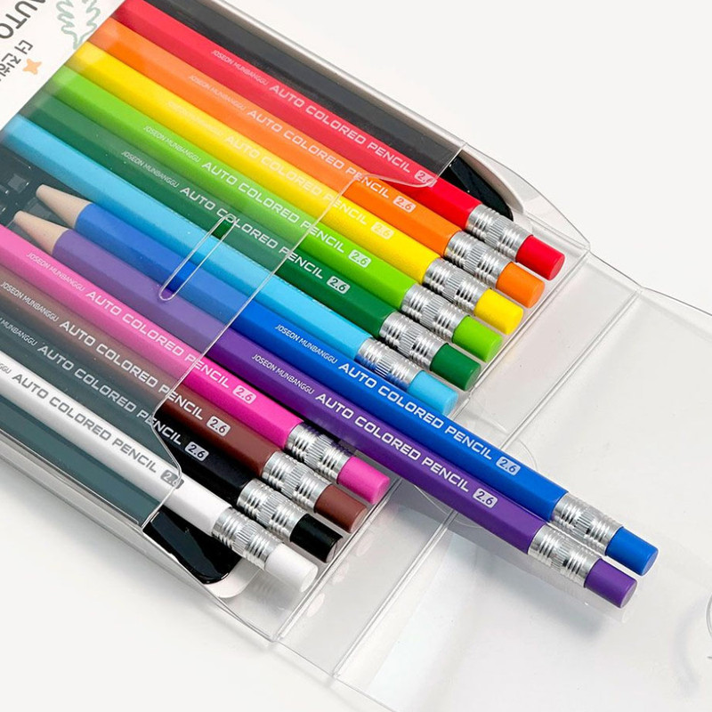 Cap-Free - Il Jeong Slim Mechanical Color Pencil Set