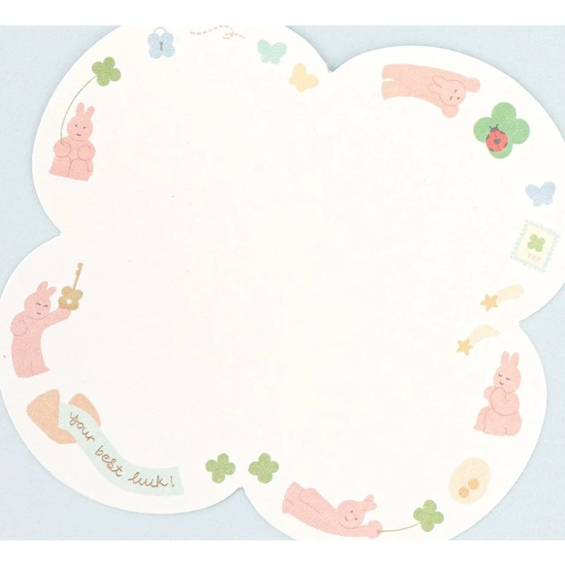 Bunny Clover - Dash and Dot Little Moment Message Card And Envelop Set