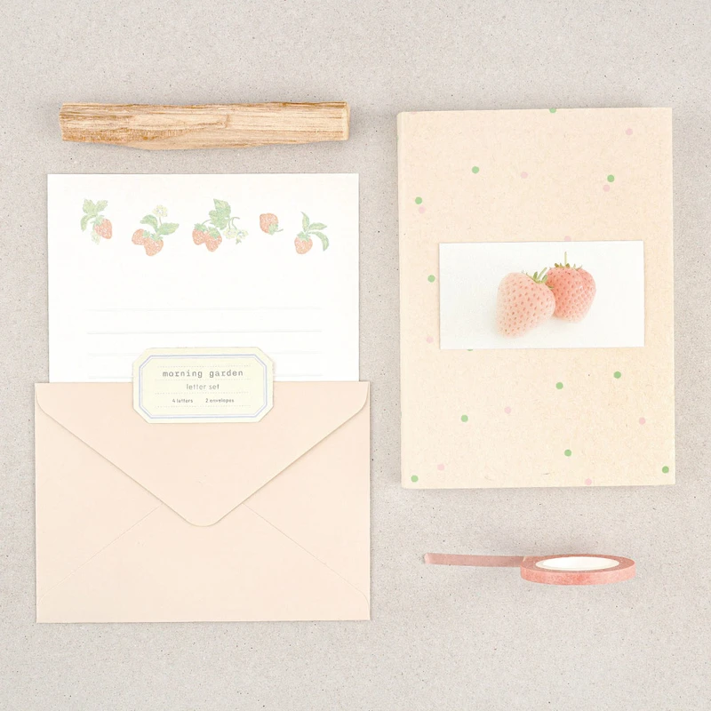 Cute Design - Dash and Dot Morning Garden Letter And Envelop Set