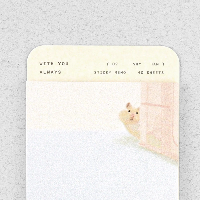 40 sheets - Dash and Dot With You Always Sticky Notes Pad