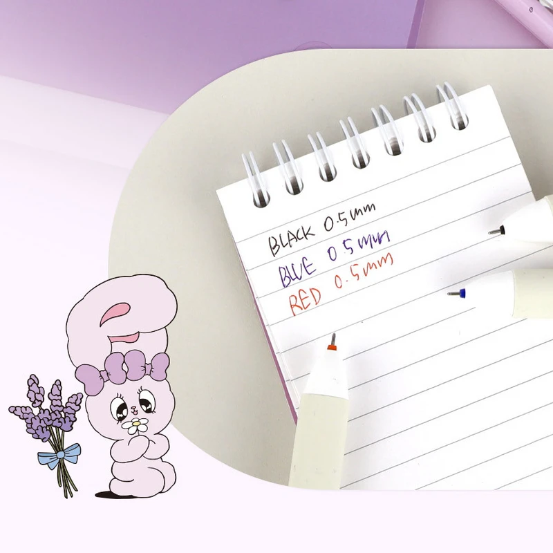 3 Color ink - Esther Bunny Twist 0.5mm Multi-Color Ballpoint Pen