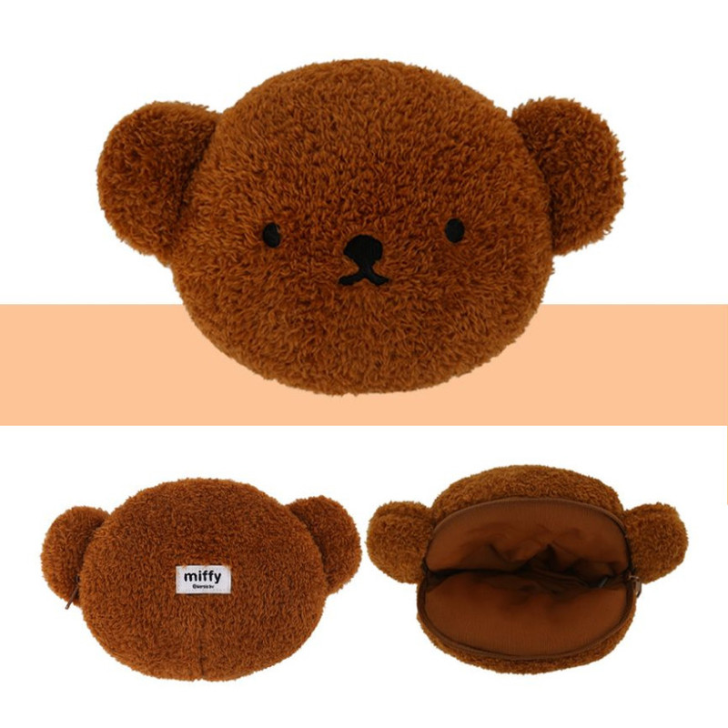 Boris - Miffy & Friends Face Soft Plush Pouch