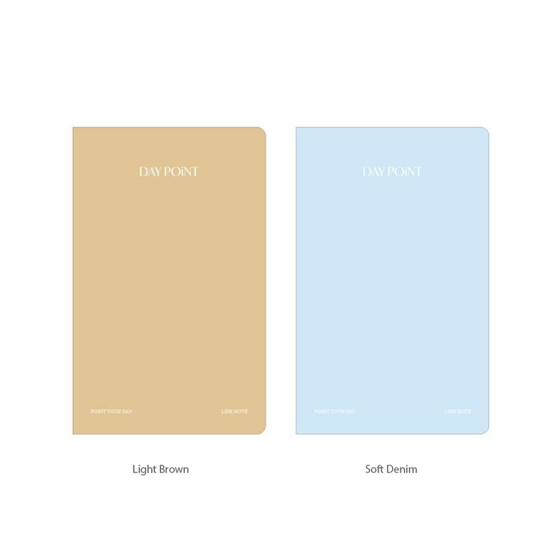 4 Colors - 7321 Design Day Point Lined Notebook