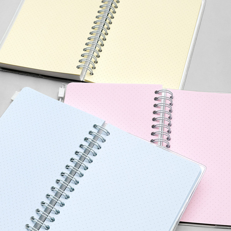 Free-note page colors differ by cover option - Be On D Pico 6 Months A6 Dateless Weekly Planner