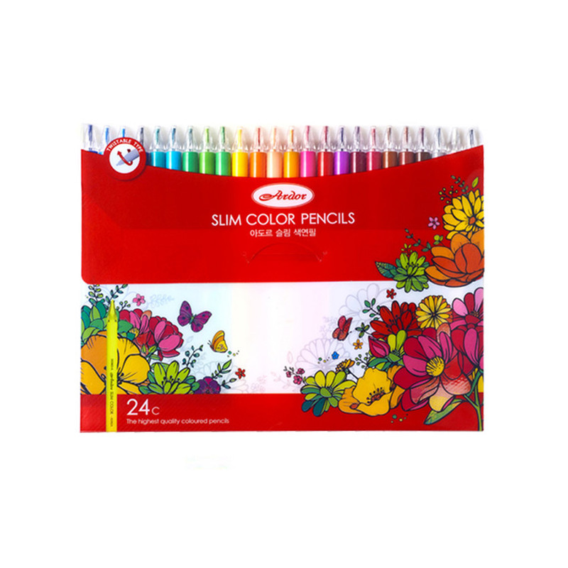 Package - Dong-A Ardor 2mm Slim Twistable 24-Colored Pencil Set