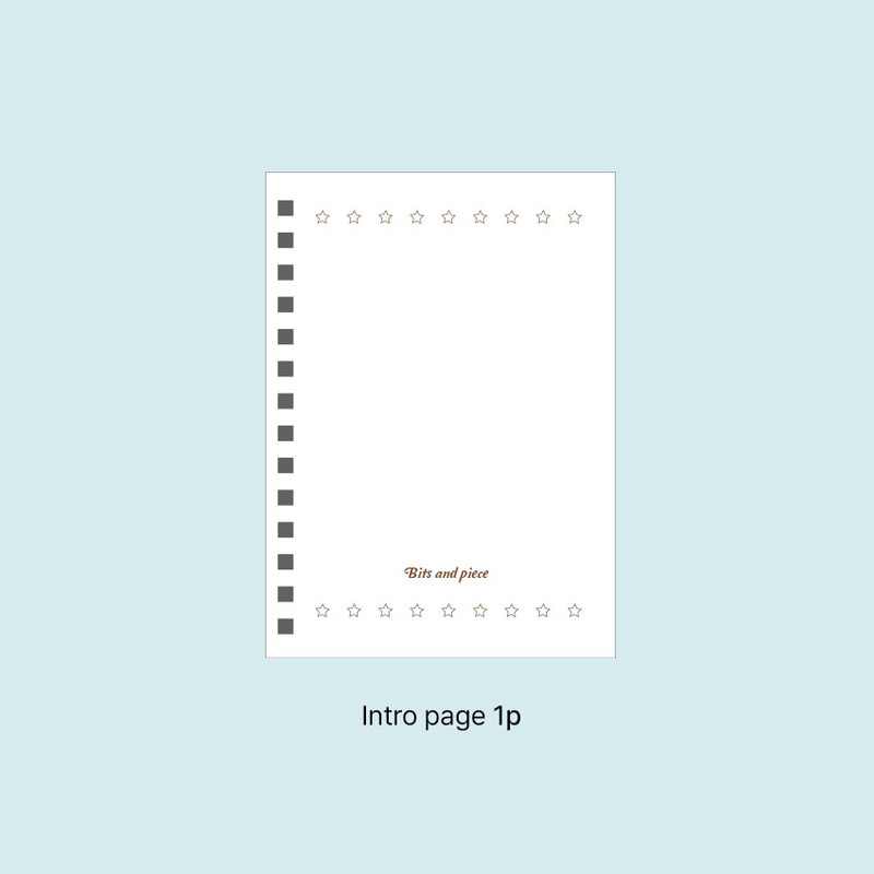 Intro - PAPERIAN Bits And Pieces Mini Undated Weekly Planner