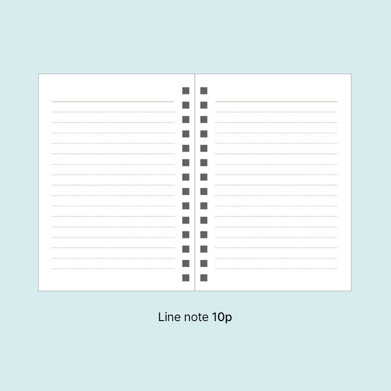 Lined Note - PAPERIAN Bits And Pieces Mini Undated Weekly Planner